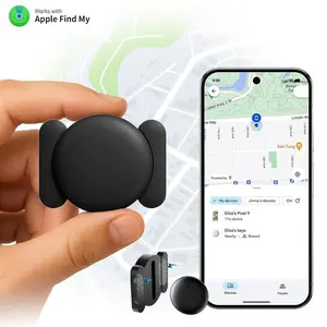 GPS Tracker for Car,Mini Trackers Device with Weatherproof Magnetic Case-No Monthly Fee-Best Hidden GPS Trackers,Global Coverage Location Tracker,Anti-lost Device,Works with Apple Find My (iOS Only) For iPhone