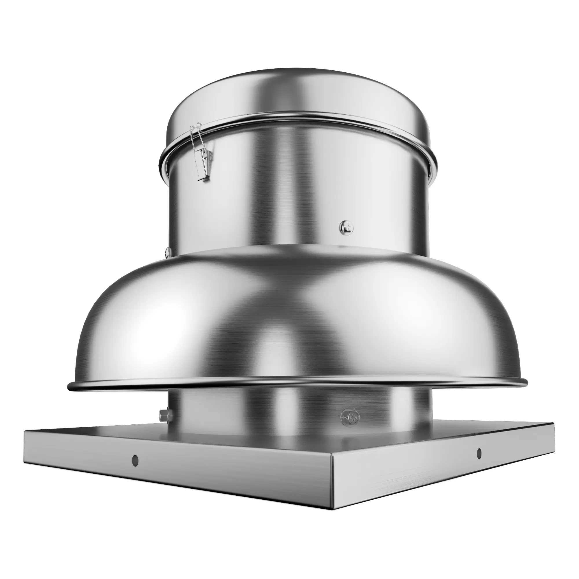 Garvee Upgraded Roof Exhaust Fan, Weather-Resistant Upblast Ventilator, Direct Drive Stainless Steel Build, Quiet Operation, Speed Control, For Restaurant, Factory, Warehouse