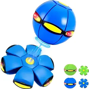 Magic Ball, Magic Meta Ball, Magics Bouncing Balls, Dual Form Freely Switchable, The MagicBall with 3 Light, Suitable for Indoor & Outdoor Use