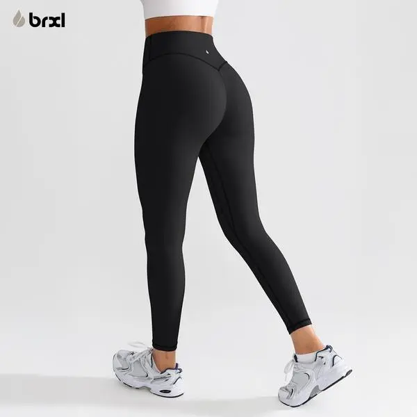 BRXL Women's High Waisted Leggings, Tummy Control Shaping Fitness Pants with Butt Lift, Breathable Spandex Activewear for Gym & Yoga, Breathable Activewear Bottoms, Shaping Leggings, Spandex For Gym, Womens Fitness, 3D Butt Lift Women's Sports Leggings
