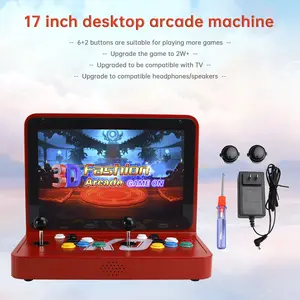 23000 Games in 1 Box Arcade Game Console 17inch HD Screen For PC Projector 4K TV