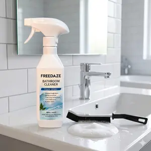 FREEDAZE Bathroom Cleaner Foam Spray (400ml) - Formula for Hard Water Stains, Toilet Grime & Soap Scum on Multi-Surfaces
