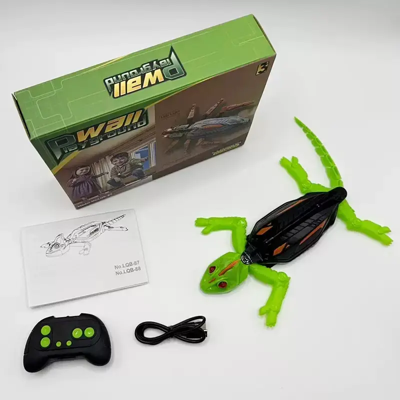 Children's Day Remote-Controlled Wall-Climbing Gecko Toy — A Remote-Controlled Crawling Lizard Toy. An ideal birthday gift for boys aged 3 to 8, perfect as a Children's Day present, and suitable for any holiday occasion.