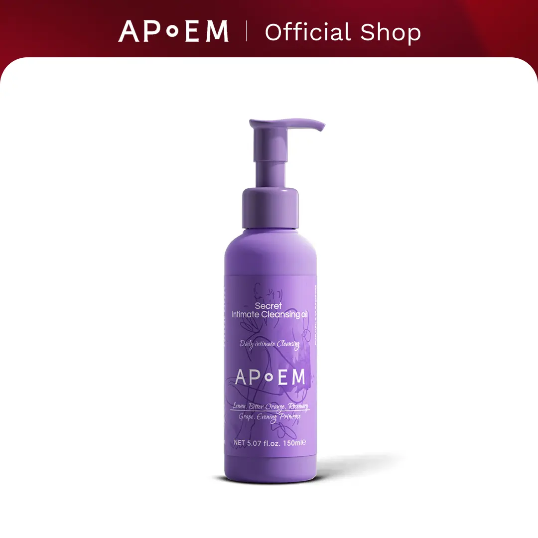 APoEM Secret Intimate Wash - Gentle Hydrating Vegan Cleanser with Grape Seed & Plant Extracts for Soothing Stress Relief, Gluten Free, Intimate Cleanser, Antibacterial, Botanical, All Skin Types, Cleansing, Deep Emotional Calm, 10 Plant Oils, Daily Care,,