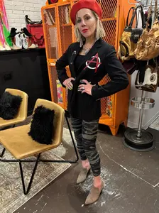 Punk Anarchy Pinstriped Blazer