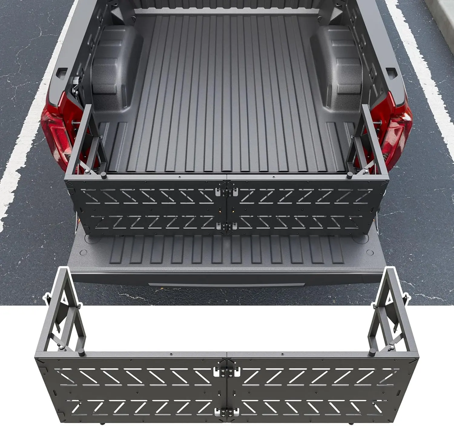 Tailgate Extender Compatible with 2019-2026 Chevy Silverado GMC Sierra 1500 Dodge Ram 1500 2022-2026 Ford Maverick 2024-2026 Toyota Tacoma Bed Extension for 2015-2026 Ford F150 2022-2026 Toyota Tundra 2020-2026 Jeep Gladiator