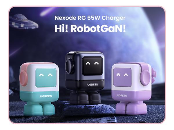 UGREEN Uno 100W/65W/30W/USB C Charger 3/4-Port Robot GaN Fast Charger PPS PD3.0 for iPhone 17 16 15 14 Pro Max, Galaxy S24/S23 Ultra, Fast Charge for Laptop Macbook Air-Black Friday Electronic Charging,TikTokShopBlackFriday ,Tiktokshopstockup