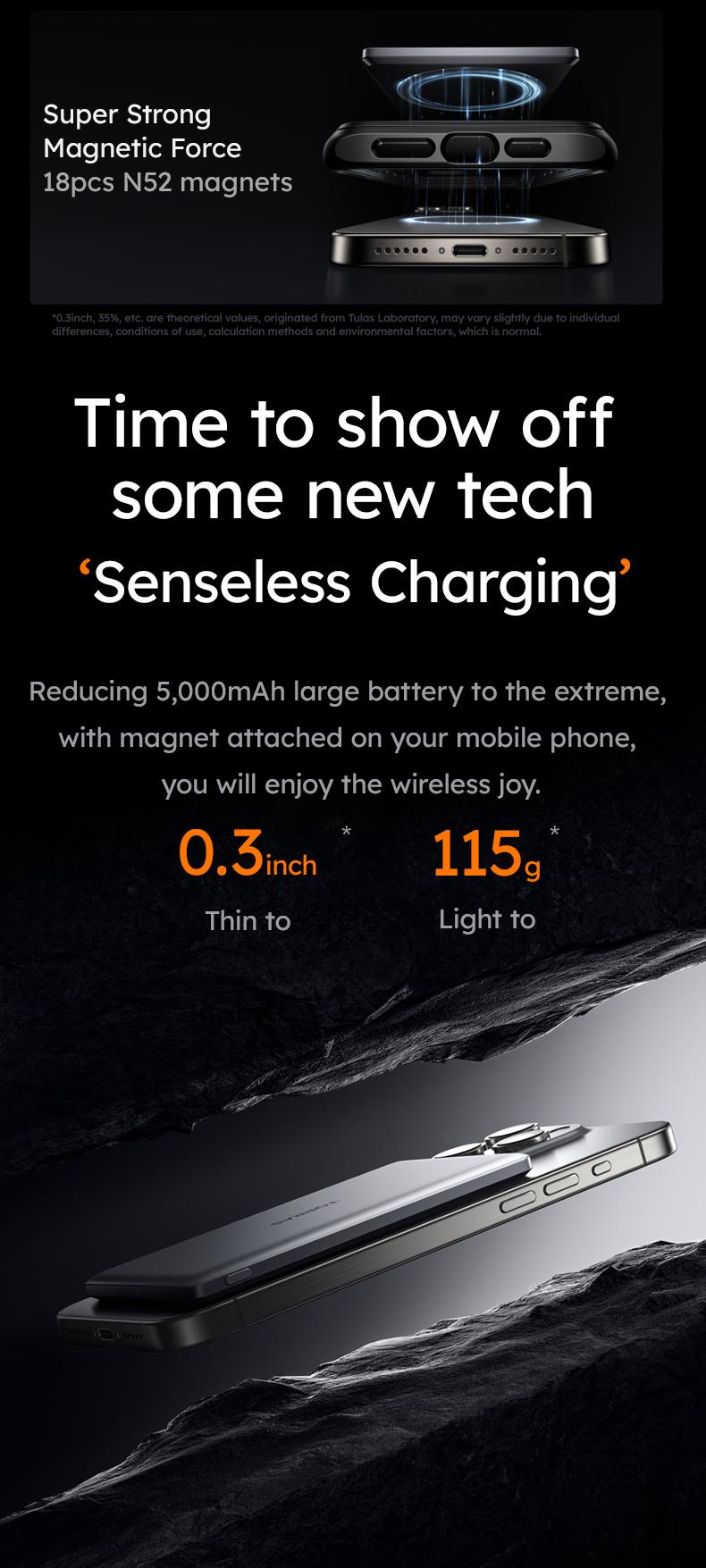 TORRAS MiniMag Power Bank Ultra Slim 5,000/10,000mAh 0.3 in Wireless MagSafe Portable Charger with USB-C Cable, Fast Charging Magnetic Battery Pack for iPhone 16/15/14/13/12 Pro Max TORRAS MiniMag Power Bank Ultra Slim 5,000/10,000mAh 0.3 in Wireless MagSafe Portable Charger with USB-C Cable, Fast Charging Magnetic Battery Pack for iPhone 16/15/14/13/12 Pro Max