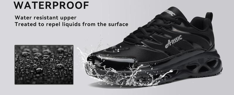 Non-Slip Waterproof Work Shoes for Kitchen Chef, Nurse & Food Service Non-Slip Waterproof Work Shoes for Kitchen Chef, Nurse & Food Service
