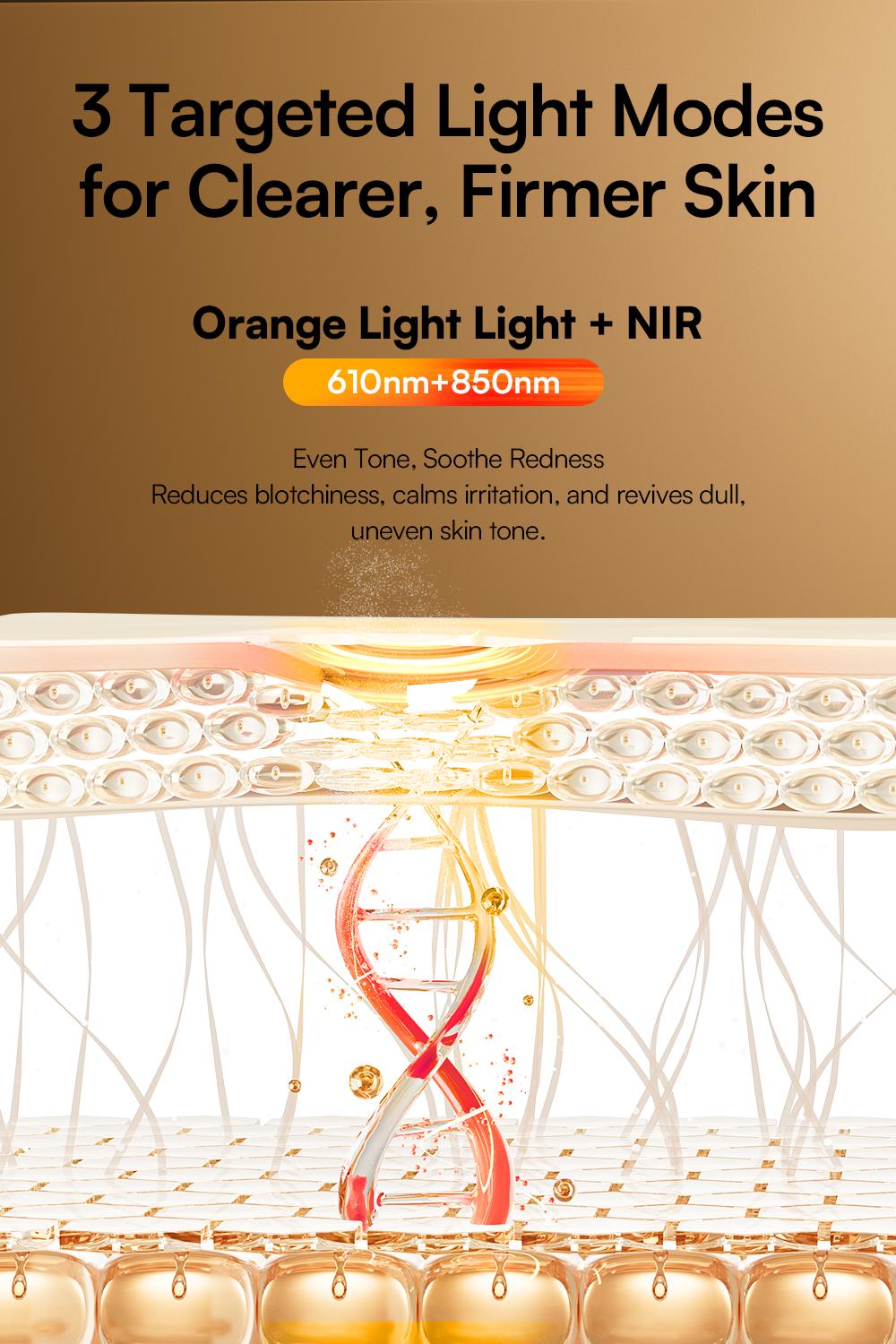 【LIVE EXCLUSIVE】INIA GLOW Wireless LED Face Mask, 2-Year Warranty, Portable and Rechargeable for LED Facial Mask Skincare at Home and Travel, The Ultimate Gift Choice for this Season