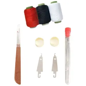 34-piece set of large-nose steel needles for sewing clothes and quilts, large-eye hand sewing needles, thin and long traditional needles, embroidery needles, sturdy and durable.