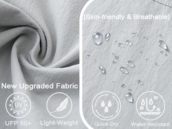 MAELREG Mens Plain Waterproof Pants, Lightweight Stretch Golf 5-Pocket Workwear Utility Trousers Outdoor Menswear SpringStatements