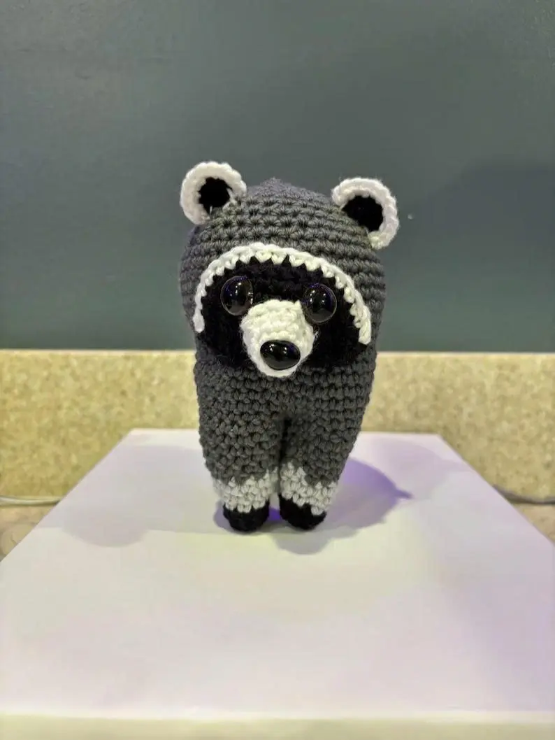 Jimothy the Raccoon | Crochet Raccoon Plush