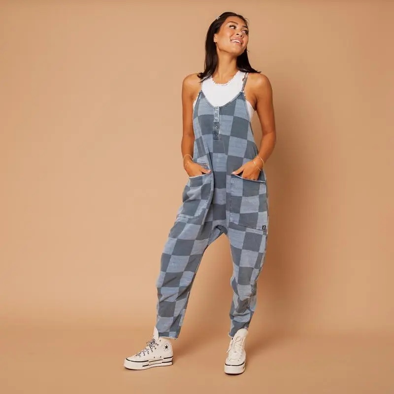 Women's Tank Romper - Oversized, Comfortable, Casual and Fun Women's Jumper