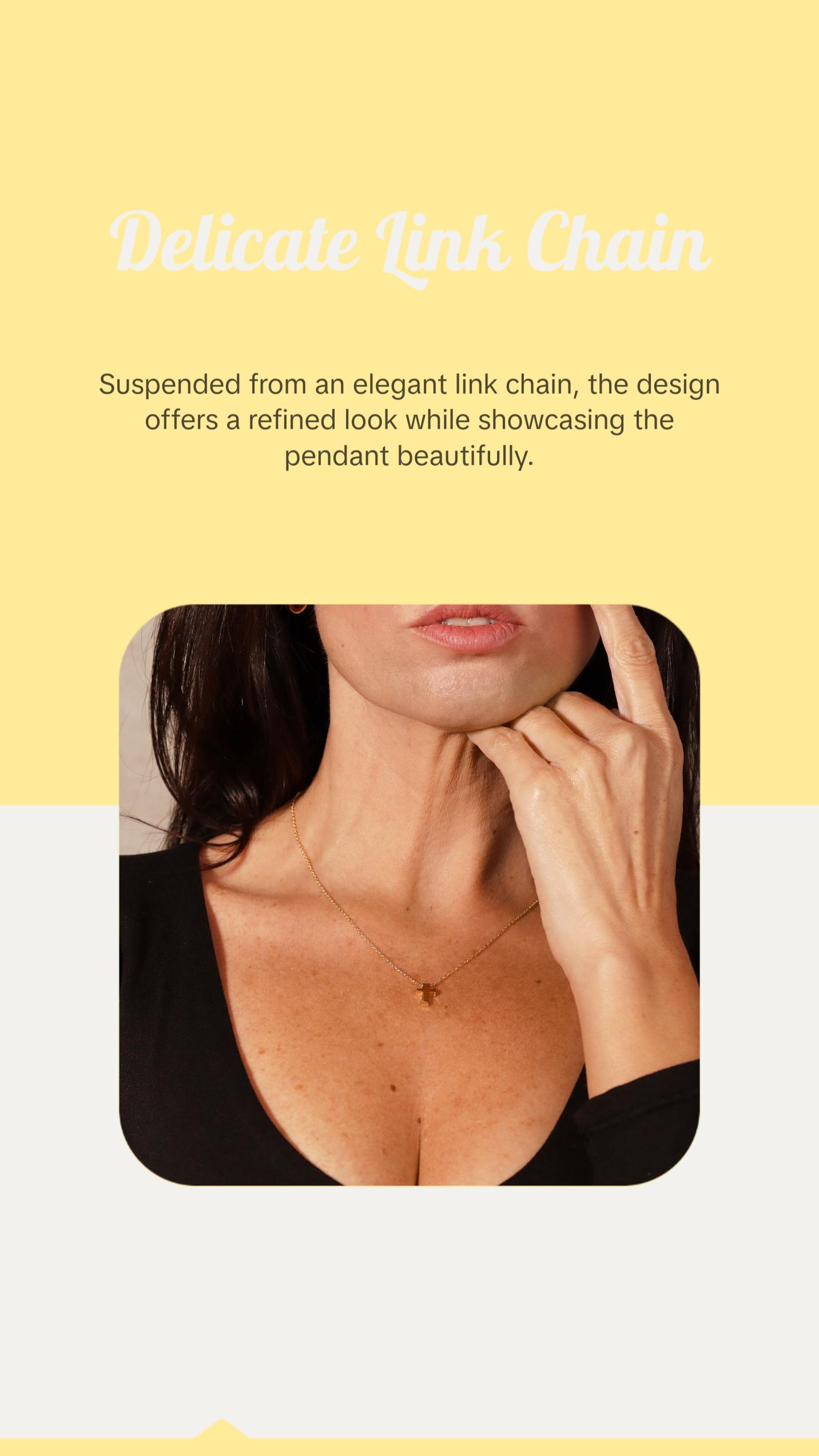 Leona Cross Necklace