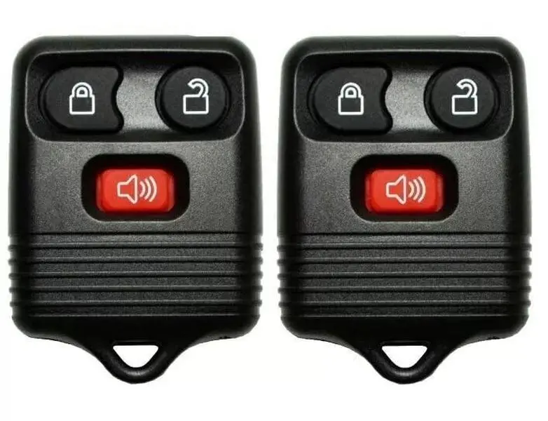 Set of Two 3 Button Remote Keyless Entry Replacement for Mazda, Mercury, Ford, Lincoln 1998~2018 FCC ID: CWTWB1U345, CWTWB1U331, CWTWB1U212, GQ43VT11T, OUCD6000022 IC: 213T-15K601-AB
