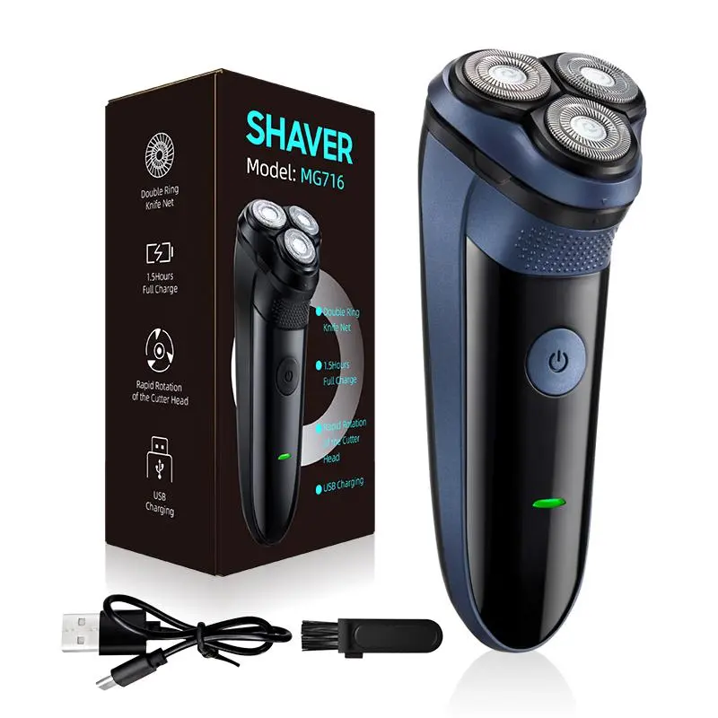 Electric Shaver, Rechargeable Electric Razor, Cordless Portable Shaver, Beard Trimmer for Men, Great Gifts for Father, Husband, Boyfriend on Birthday, Rechargeable Shaver Machine