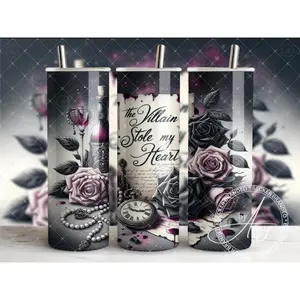 Dark Romance Skinny Tumbler 20 OZ - Villian