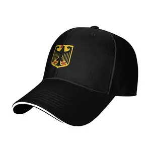 Germany German National Emblem Baseball Sandwich Cap Golf Hat Outdoor Casual Hat Daily Sports Snapback Cool Hats
