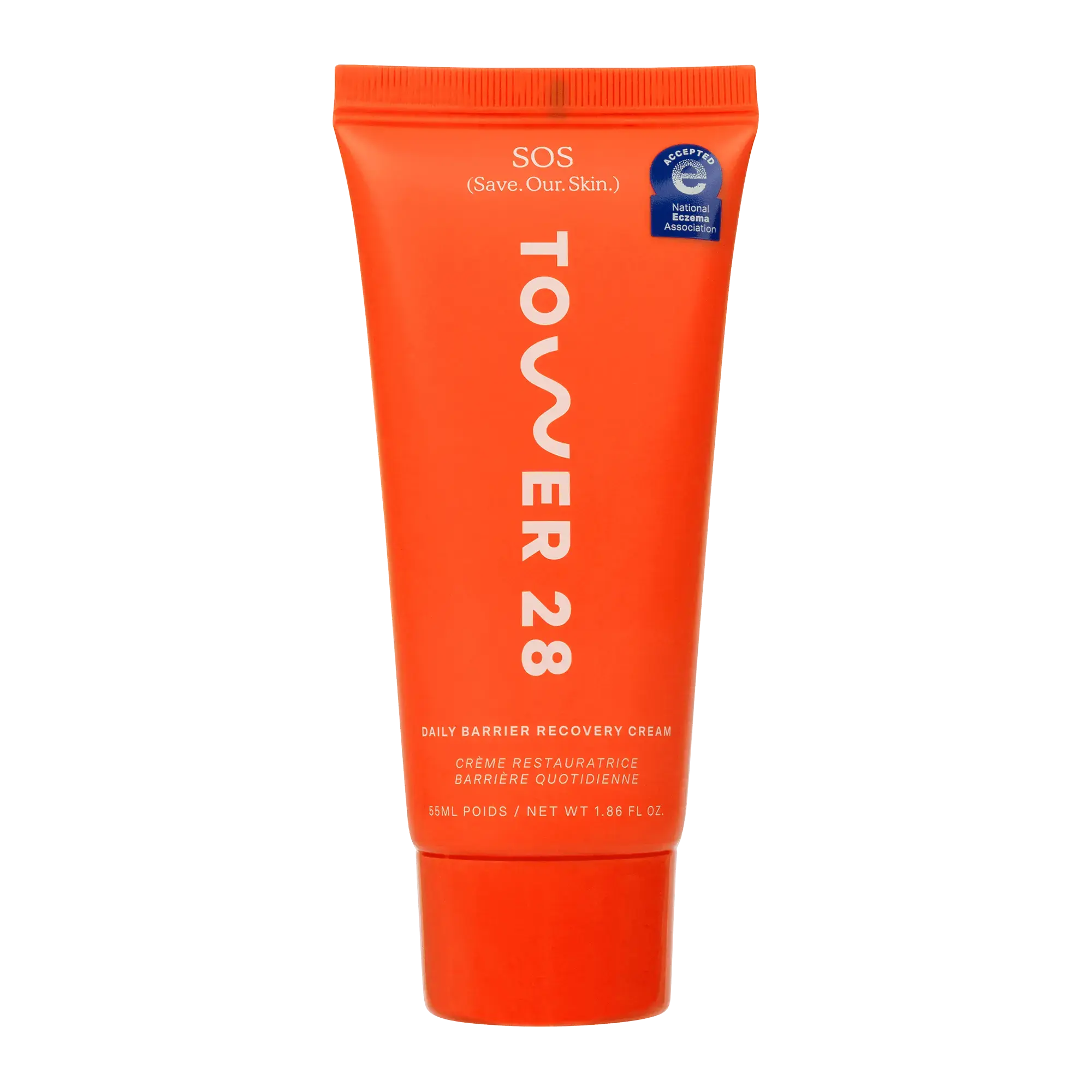 SOS Barrier Recovery Cream - Moisturizer for Sensitive Skin, Moisturizing & Hydration in a Convenient Bottle Soothing Ceramides Barrier