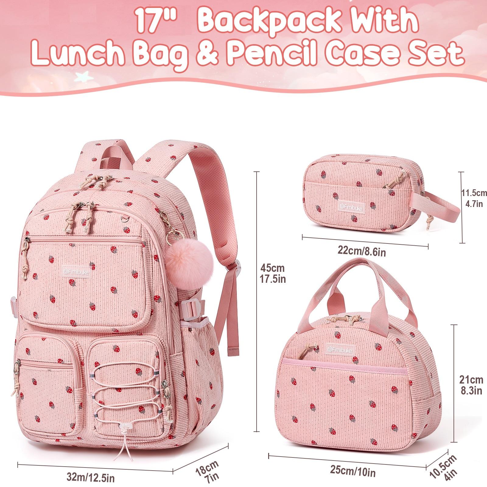 Fimibuke Waterproof 3 PCS Backpack Set with Lunch Bag & Pencil Case – Lightweight School Bag Bookbag for Girls and Boys , Ideal for Elementary Middle High School Students dealsforyoudays Fimibuke Waterproof 3 PCS Backpack Set with Lunch Bag & Pencil Case – Lightweight School Bag Bookbag for Girls and Boys , Ideal for Elementary Middle High School Students dealsforyoudays