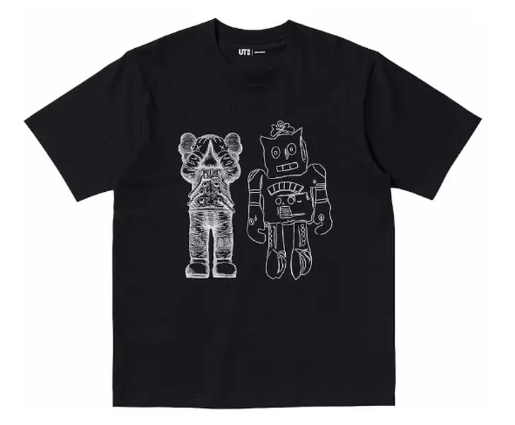 Kaws x Uniqlo Warhol Space Companion Robot Tee - S, M