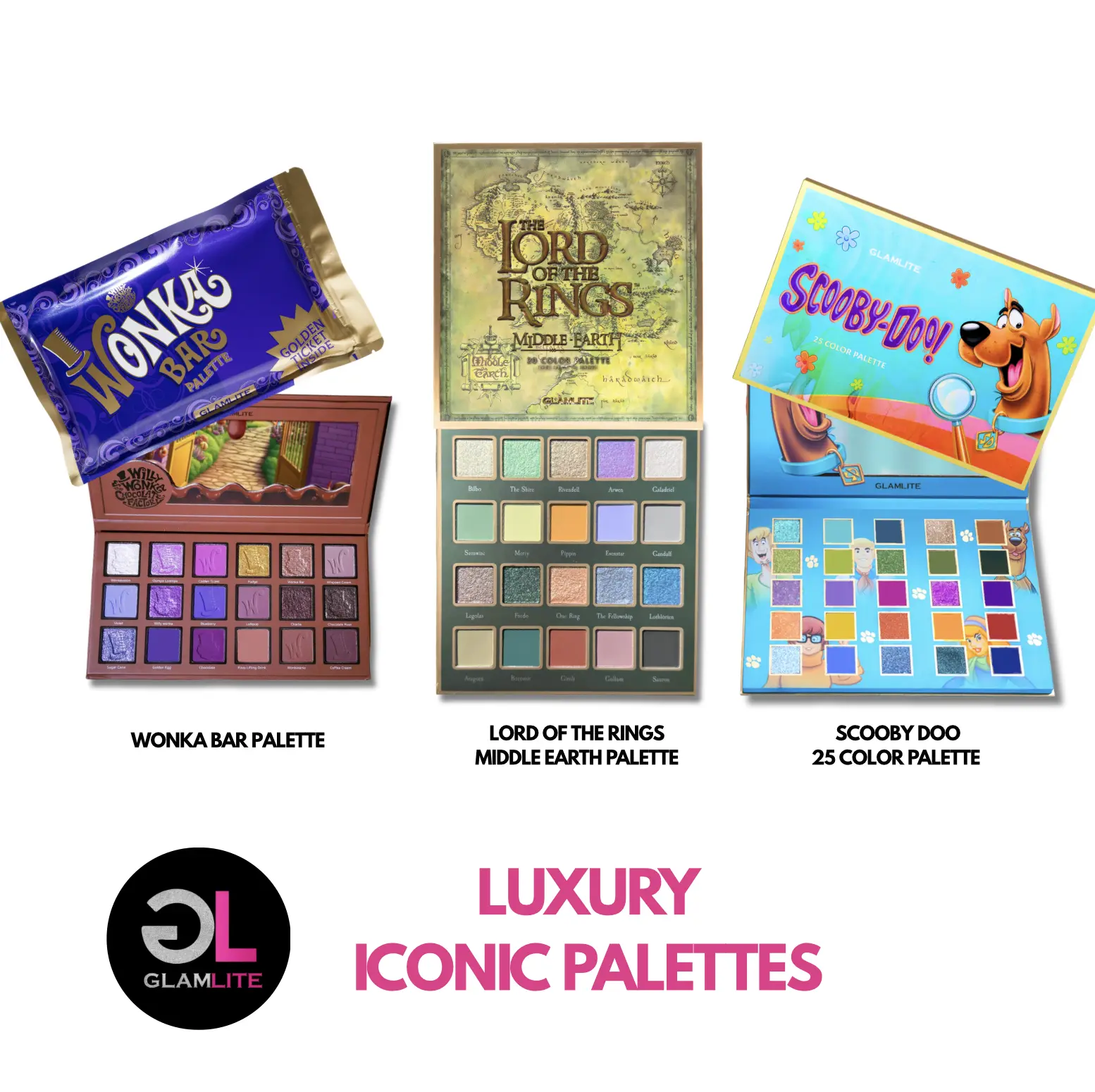 Glamlite Luxury Iconic Eyeshadow Palettes