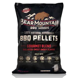 Bear Mountain BBQ All-Natural Hardwood Gourmet Blend Smoker Pellets, 20 Pounds