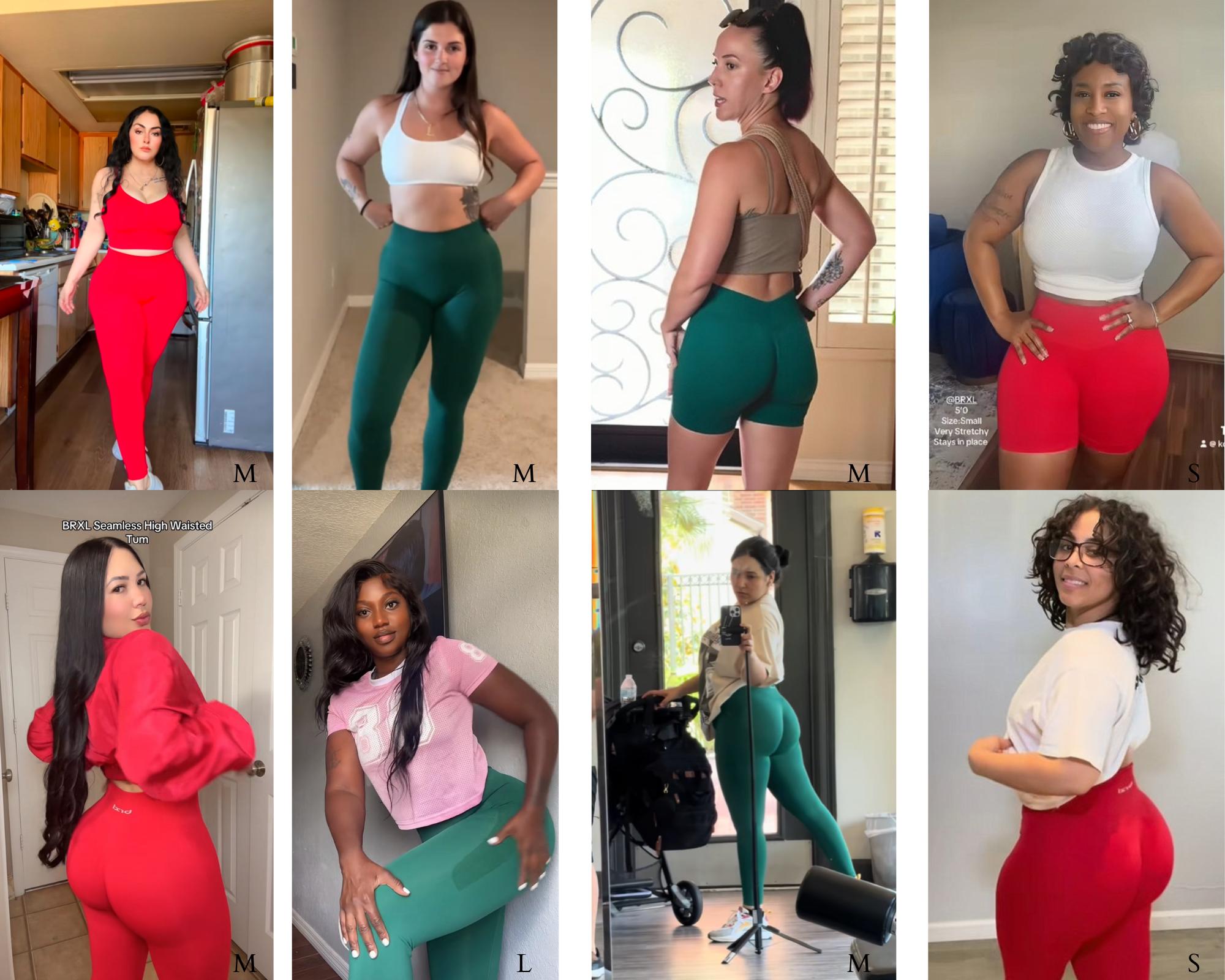 BRXL BrxlGrit 2-Piece set High-Waisted Yoga Pants for Women - Seamless Tummy Control& Butt Lifting Workout Leggings  leggings with pockets womenswear minimalist#Parati #GymWorkout #outdoorfun #warmupforholiday#tiktokmademebuyit