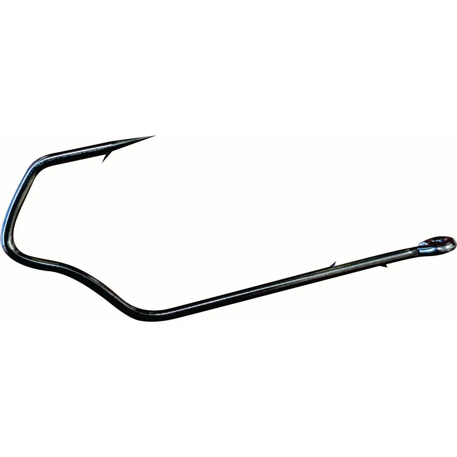 6 Pack High Carbon Steel Straight Shank Worm Hooks - Black Nickel Finish, Spear Point, Barbed Points, Inside-Outside Barbs, VGrip Technology, Multi-Size Options, Reduced Fish Impact, Improved Landing Ratios, Increased Productivity & Overall Effectiveness