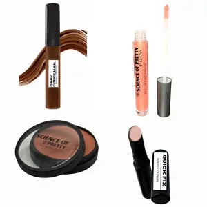 Resting Rich Face Bundle | Science of Pretty | Dark Concealer | Lip Gloss | Quick Fix | Ugly Duckling
