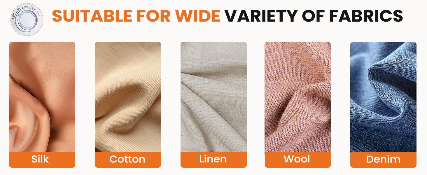 Standing Garment Steamer, 1500W Powerful Steamer for Clothes, 1.7L Water Tank for 55 Min Continuous Steaming, Professional Wrinkle Remover Heats