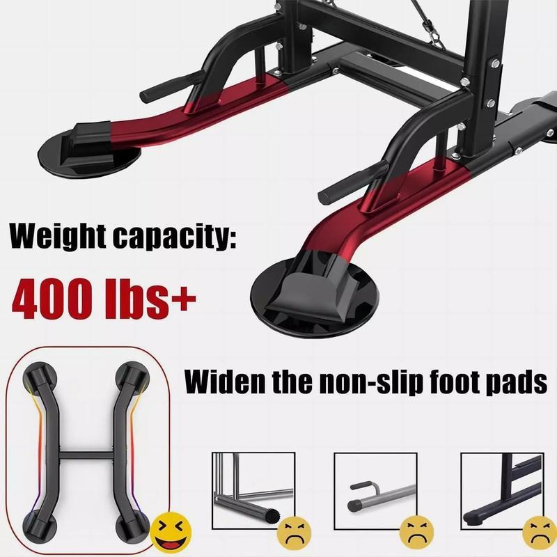 multi-functional Power Tower Pull Up Bar & Dip Station | Multi-Function Strength Training Home Gym Equipment | Adjustable Height for Full Body Workout | 450LBS Capacity multi-functional Power Tower Pull Up Bar & Dip Station | Multi-Function Strength Training Home Gym Equipment | Adjustable Height for Full Body Workout | 450LBS Capacity