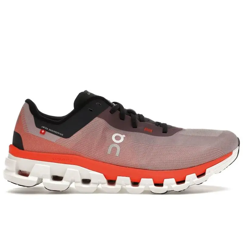 On Cloudflow 4 Quartz/Flame (Men's) 3MD30102312
