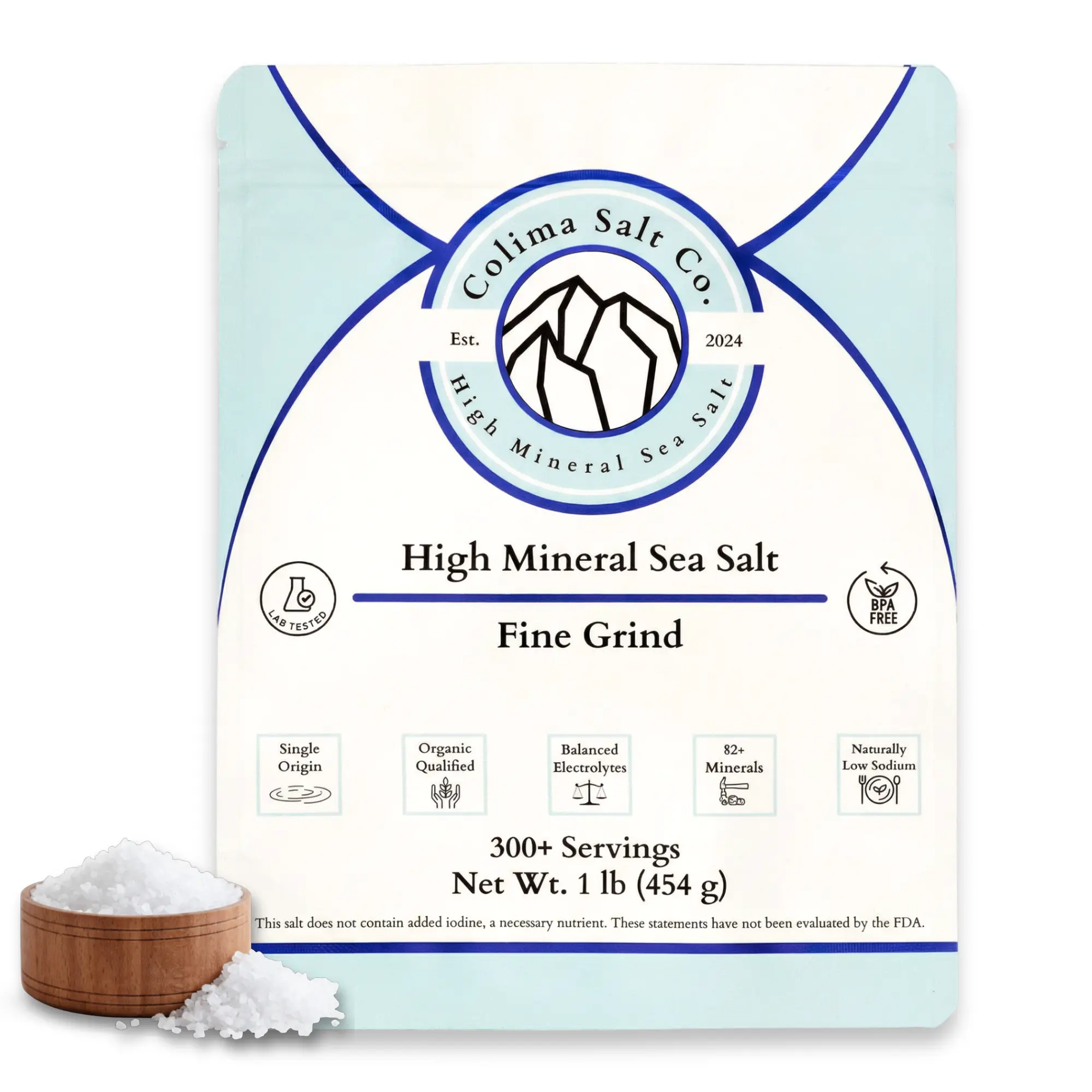 Colima Salt Co. Fine Grind Sea Salt