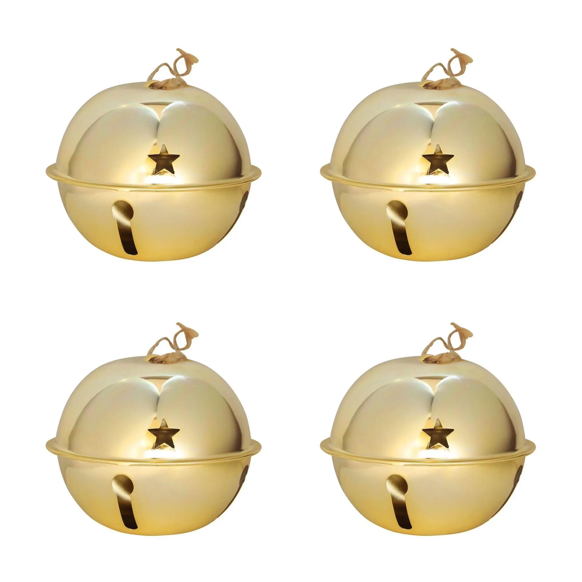Haute Decor 4-P ack 120mm Adapt Nesting Jingle Bells