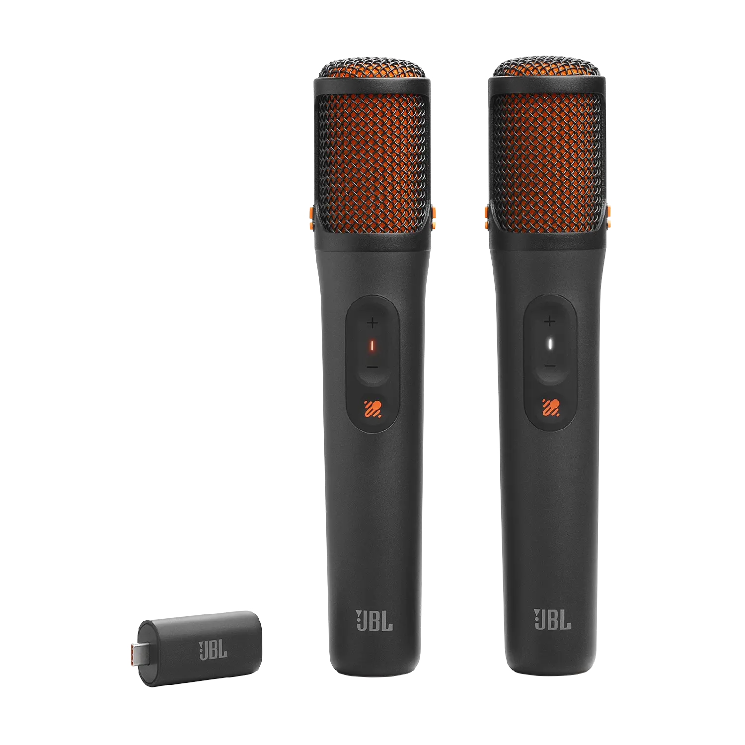 JBL EasySing Mics, Two wireless AI-powered microphones with real-time vocal removal