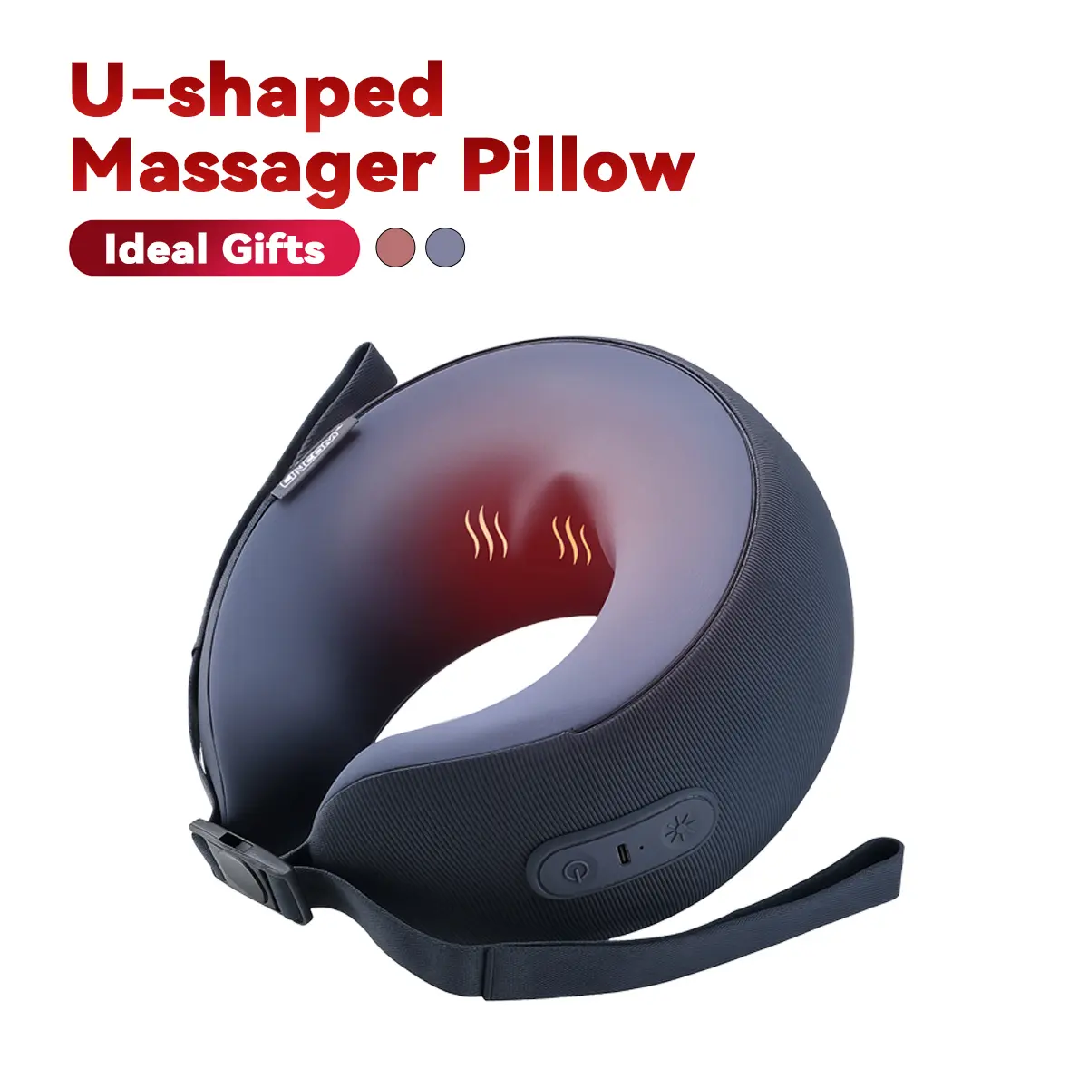 CINCOM U-Shaped Neck Massager Pillow for Cervical Support, with Soothing Heat & Kneading, 360° Memory Foam Support, Cordless, Rechargeable & Portable, Perfect Gift for Black Friday, Thanksgiving, Christmas, Birthdays & More,dorm essentials