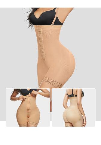 FeelinGirl Fajas Colombianas Shapewear for Women Postpartum Tummy Control Body Shaper Full Body Girdle Comfort Womenswear Adjustable Straps Day Detachable Leg Compression Leg Compression Sexy Fit-2 pieces set LIVE ONLY