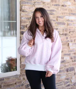 The Harper Gingham Pullover