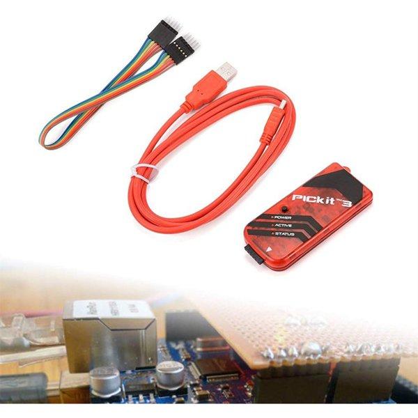 PICKIT3 ABS+PC+PVC Electronic Chip Simulator Microcontroller Circuit Debugger for PIC Series Microcontrollers ICSP Interface with USB Cable PICKIT3 ABS+PC+PVC Electronic Chip Simulator Microcontroller Circuit Debugger for PIC Series Microcontrollers ICSP Interface with USB Cable