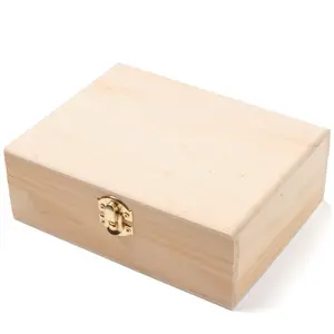 Unfinished Wood Cigar Box