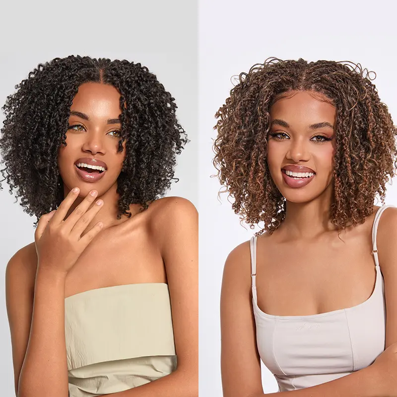 Frodio Veralux™ Fiber Micro Twist Curly Dreadlock Wig 11x4 HD Lace Front #summervibes