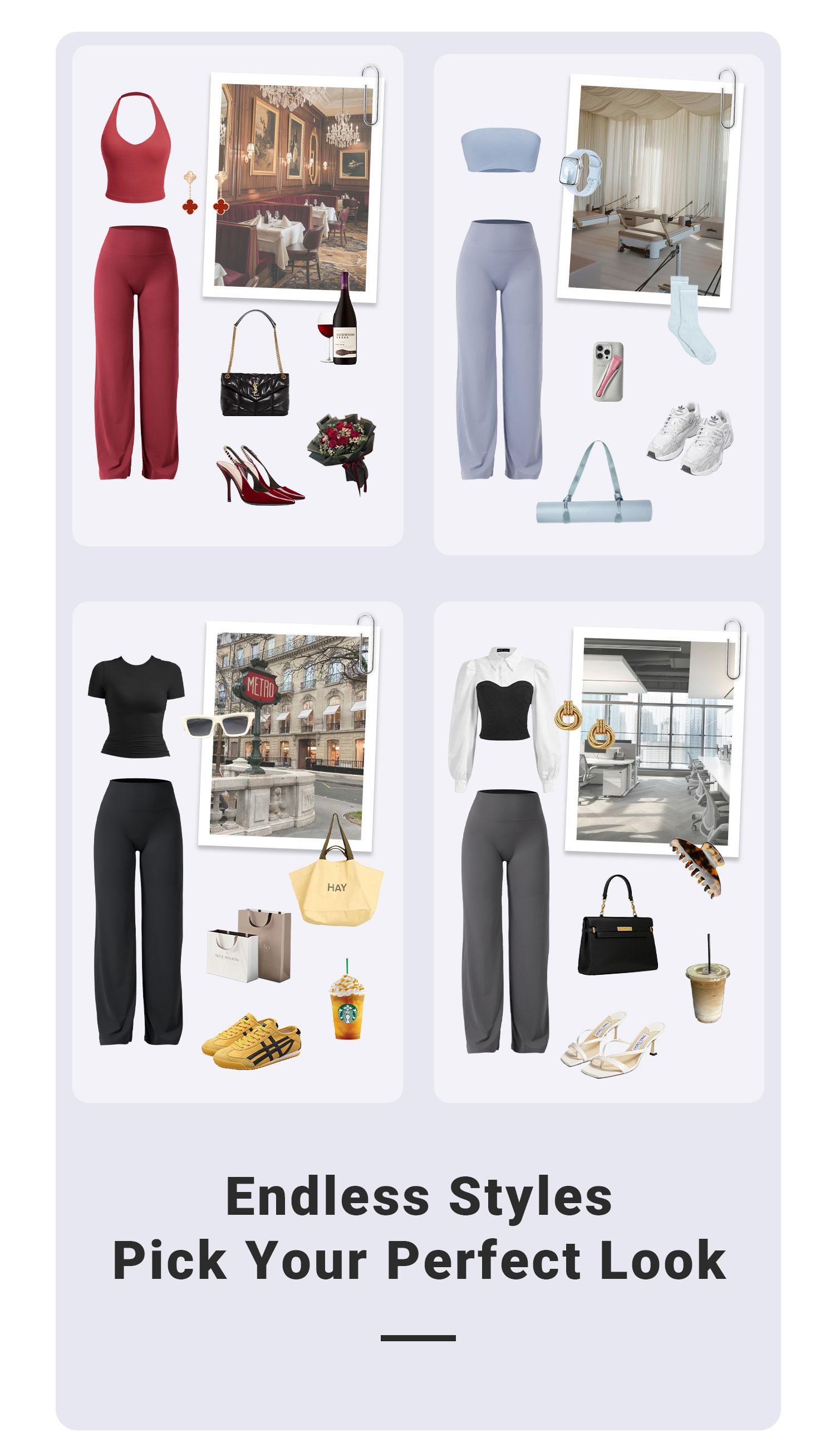 YEOREO Eddiy Leggings High-Waist Straight-Leg No Front Seam Buttery Soft Gym Yoga Pants for Women Fitness Tights SpringStatements