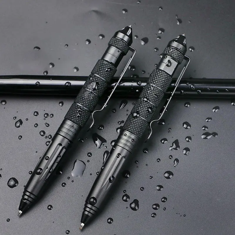 Tungsten Steel Military Tactical Pen, Professional Glass Breaker Pen,Survival Multi Tool Pen, Emergency Glass Breaker Pen for Writing, Tools Gadgets, Industrial,Heavy Duty