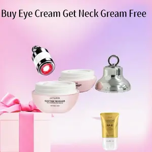 【BUY 1 GET 1】Electric Firming Eye Cream+Neck Roller CreamBalm(50g+120g),Reduces Neck Wrinkles, Hydrates EyeSkin,Nourishes and Moisturizes, Daily Moisture UseElectric Massage Cream neck roller cream Vibration Electric Eye Cream Massager