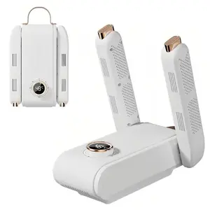 Portable Foldable Shoe Dryer with Digital Display & Handle - Fast Drying & Plug and Play Electric Shoe Drying Machine for Home, Office & Trave