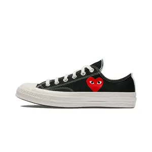 Chuck Taylor All Star 70 Low "Comme des Garcons PLAY - Small Red Heart Black" AZ K128 001 1