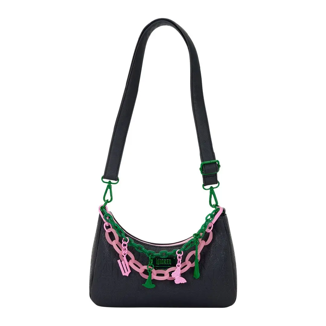 Loungefly Universal Wicked: For Good Glinda & Elphaba Crossbody Bag with Charms