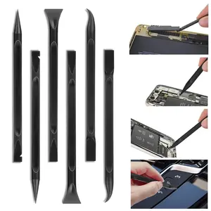 VAYWET Car Detailing Pick Set for Car Detailing Kit, Safe Automotive Tool Plastic Picks 6 Cleaning Heads 6 Pack, Car Washing Kit Scraper Scratch Free Crevice Sticker Remover Tool Non Scratch Scrapers Tight Spaces, Kitchen, Crevices, Auto Detailing, Paint